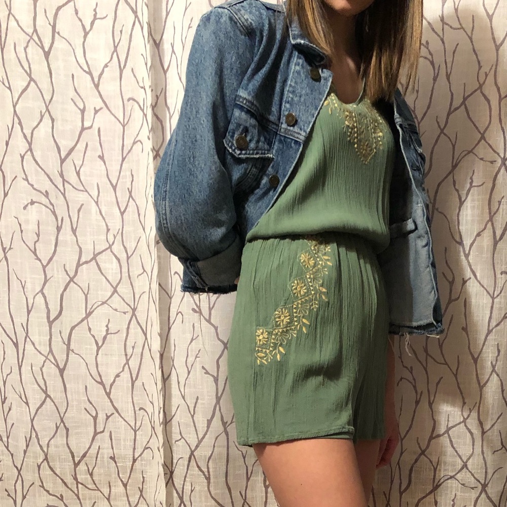 Embroidered Francesca’s romper